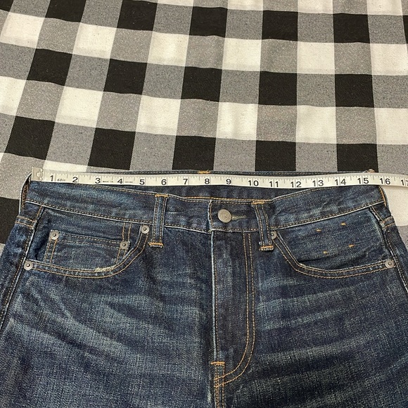 J.Crew 770 Japanese Fabric Kaihara Denim Jeans Men 31 x 34.5 Long tall Cotton - Picture 12 of 13